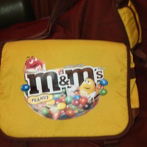 M&M Yellow 15" Crossbody Laptop Case Bag
